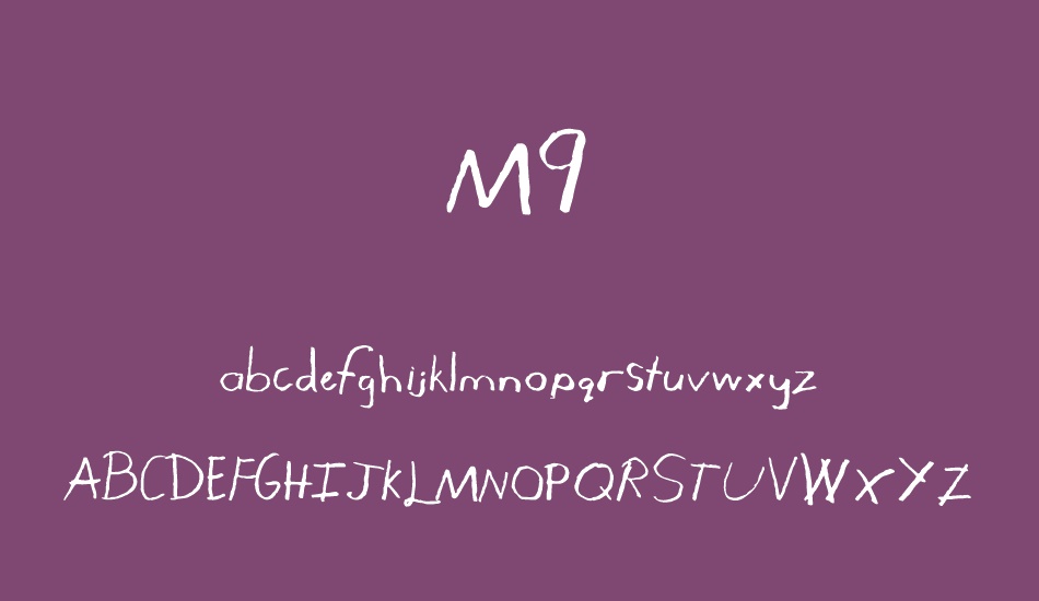 M9 font