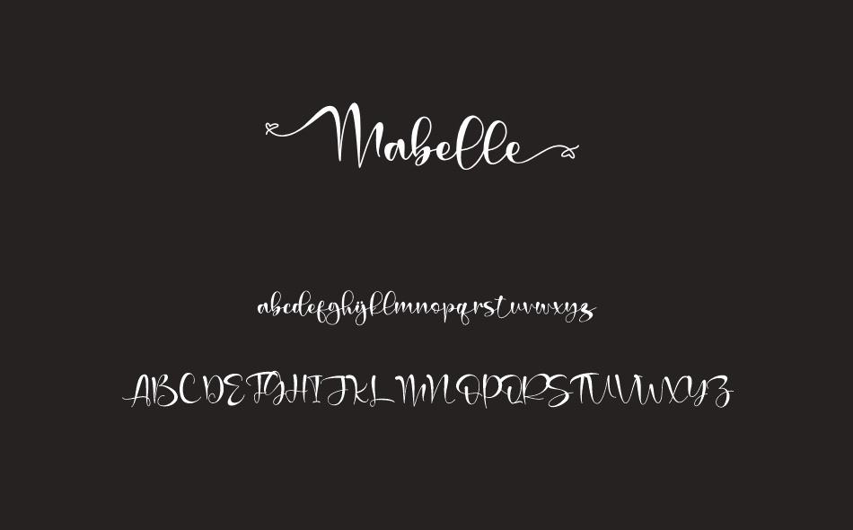 Mabelle font