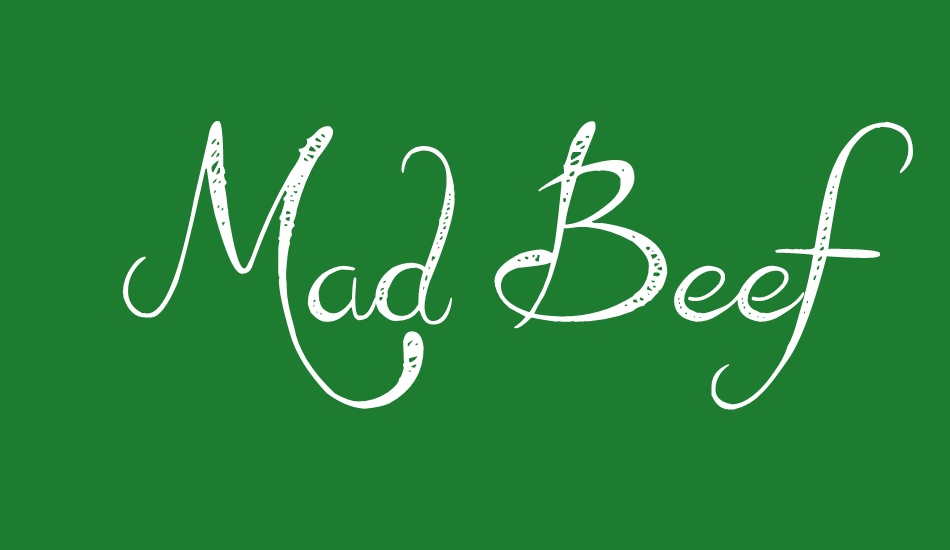 Mad Beef font big