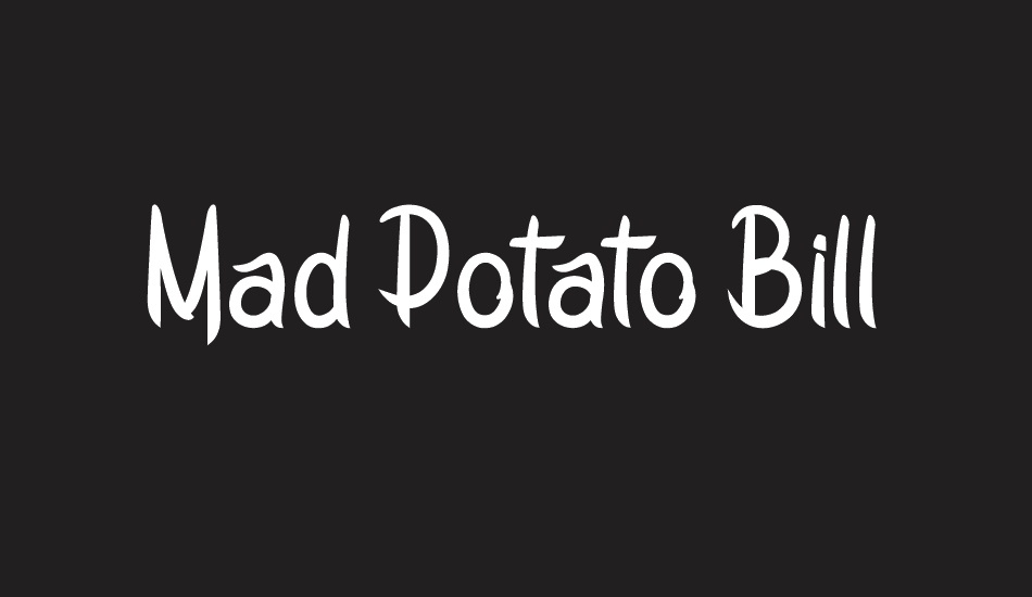 Mad Potato Bill font big