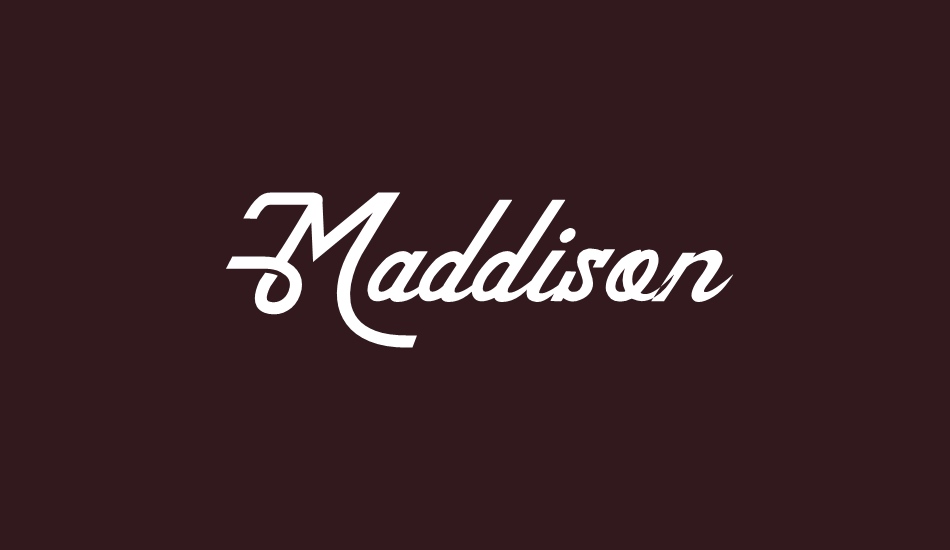 Maddison font big