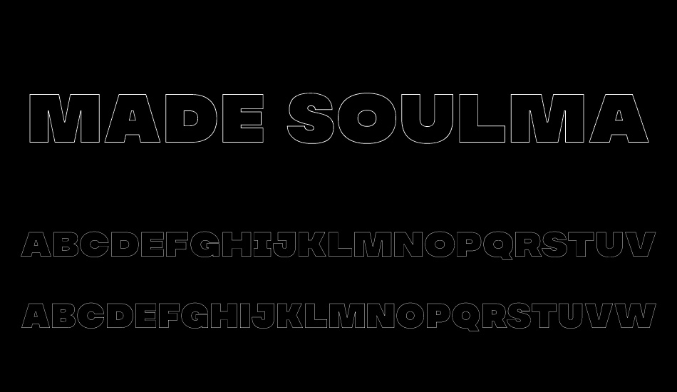 MADE Soulmaze Outline font