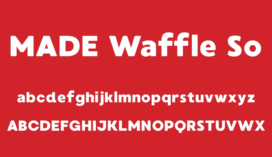 MADE Waffle Soft font