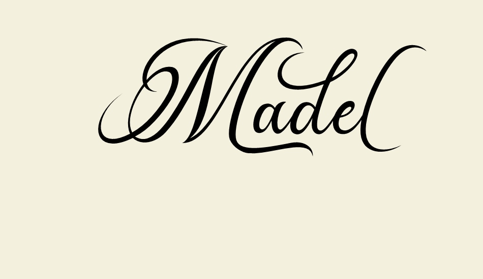 madelican font big