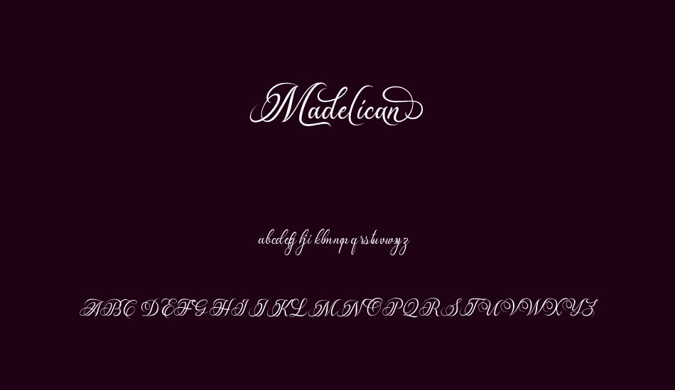 madelican font