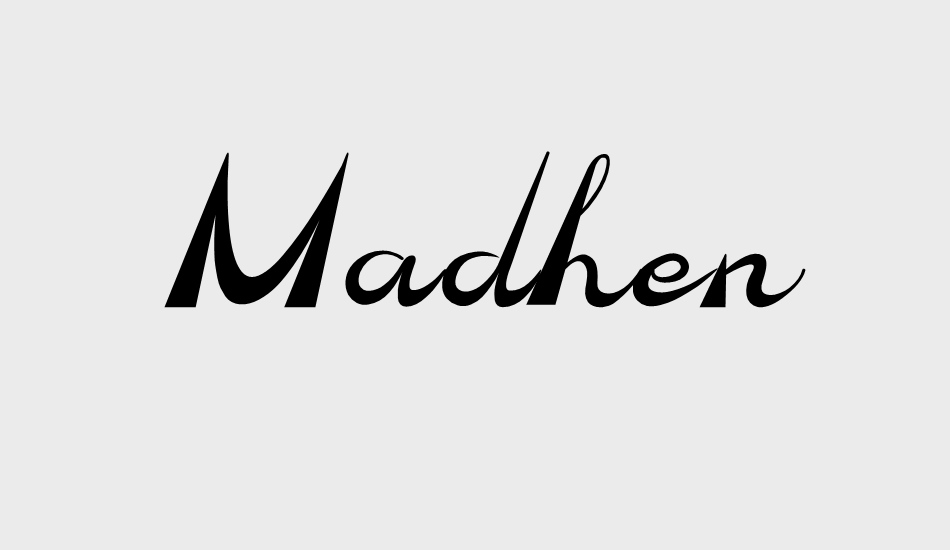 Madhen font big