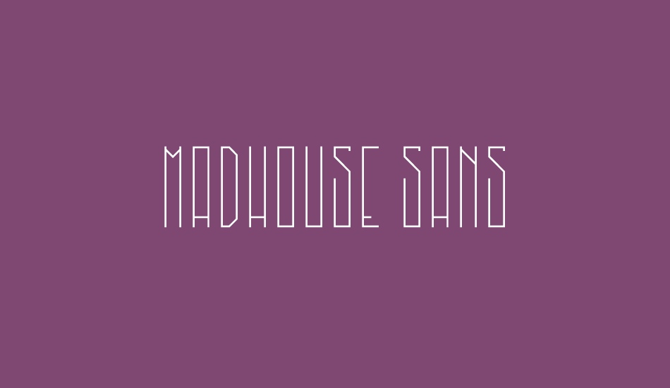 MadHouse Sans font big