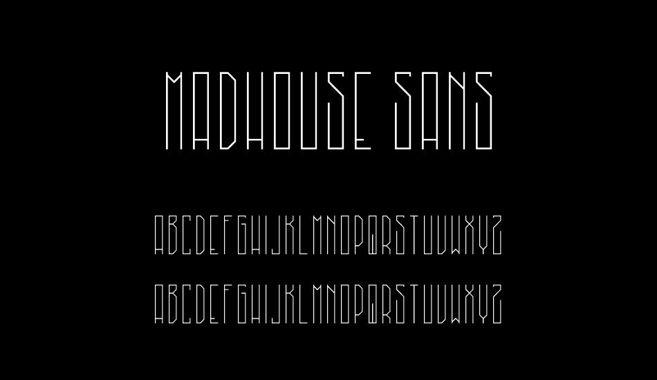 MadHouse Sans font