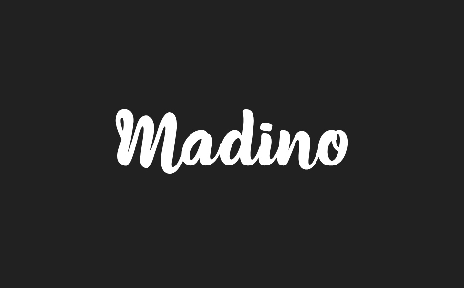 Madino font big