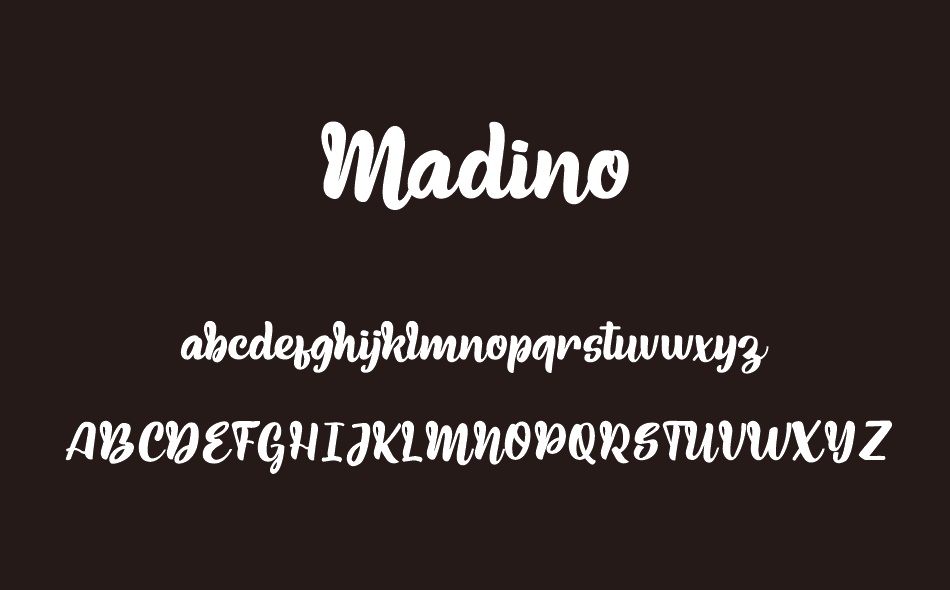 Madino font