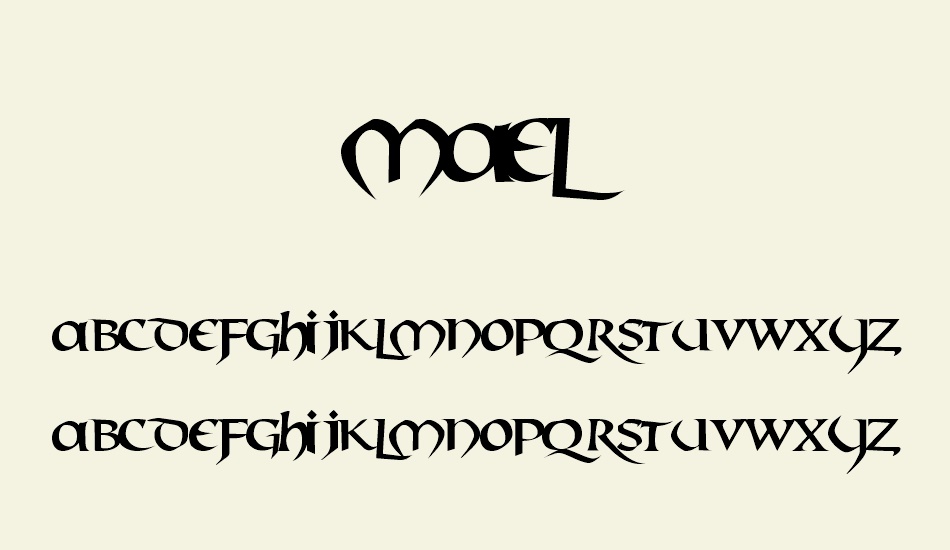 mael font