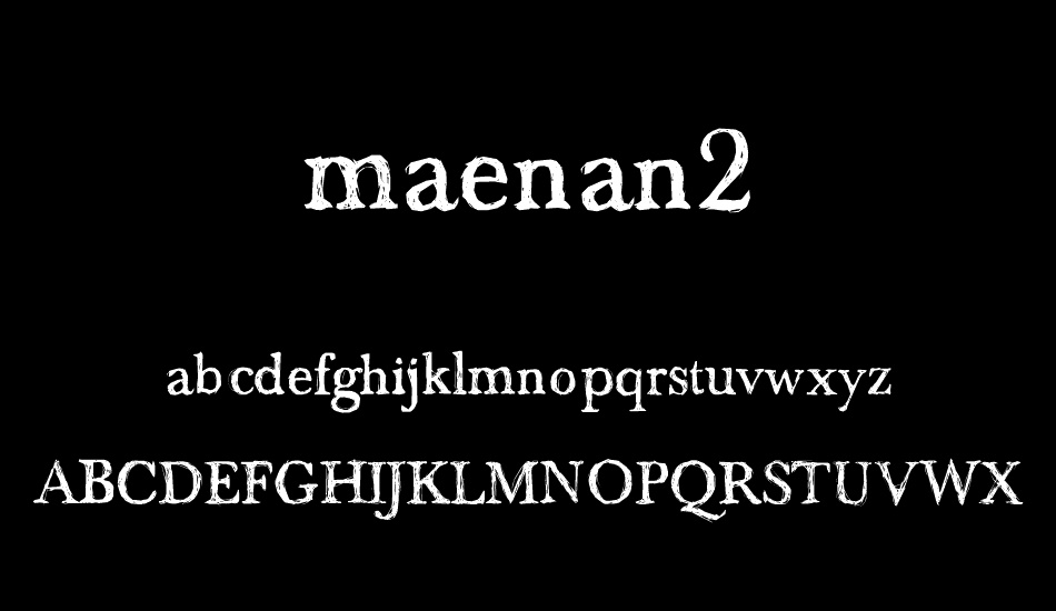 maenan2 font