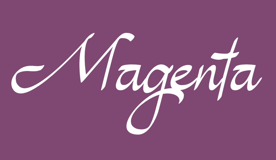 magenta-rose font big