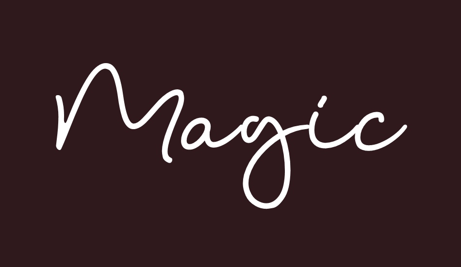 Magic Anomali font big