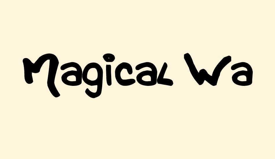 Magical Wands font big