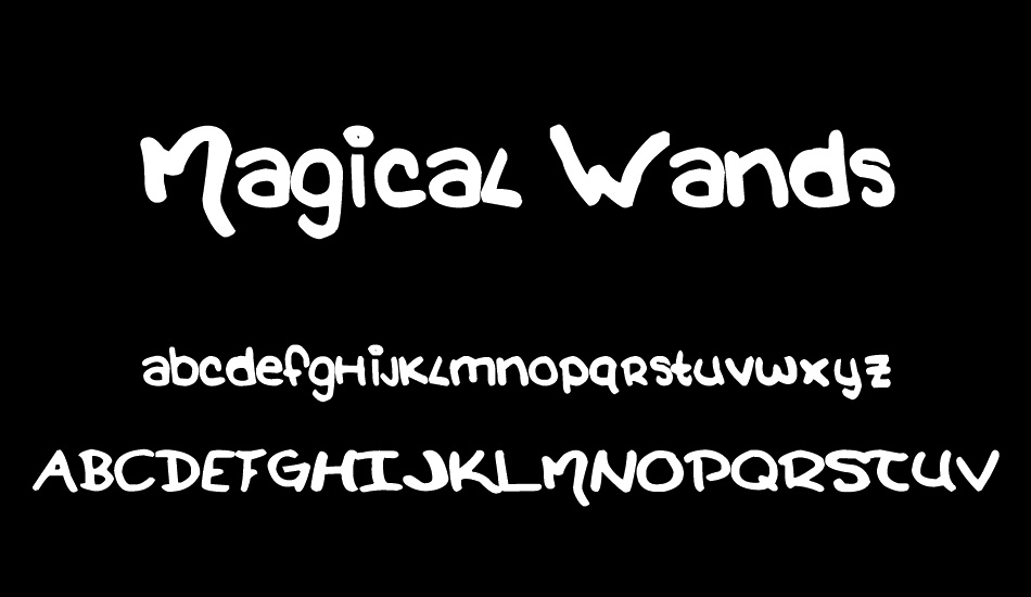 Magical Wands font