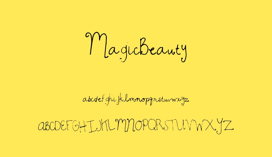 MagicBeauty font