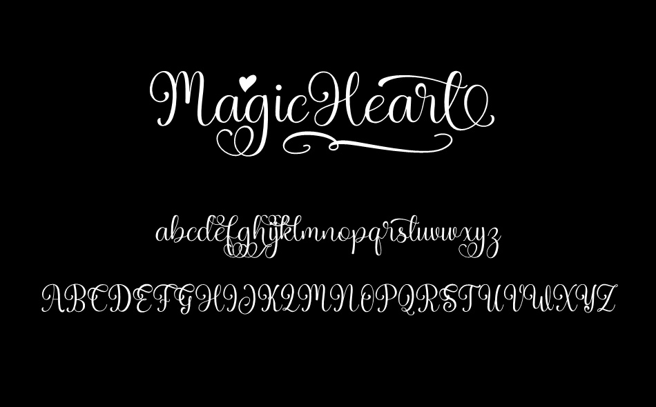 Magic Heart font