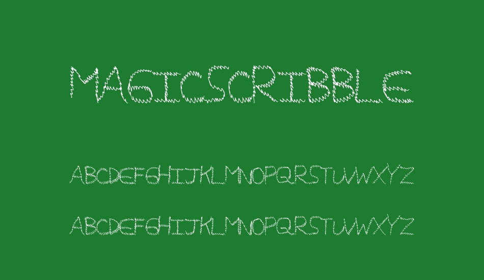 MagicScribble font