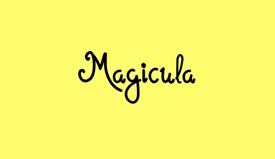 Magicula font big