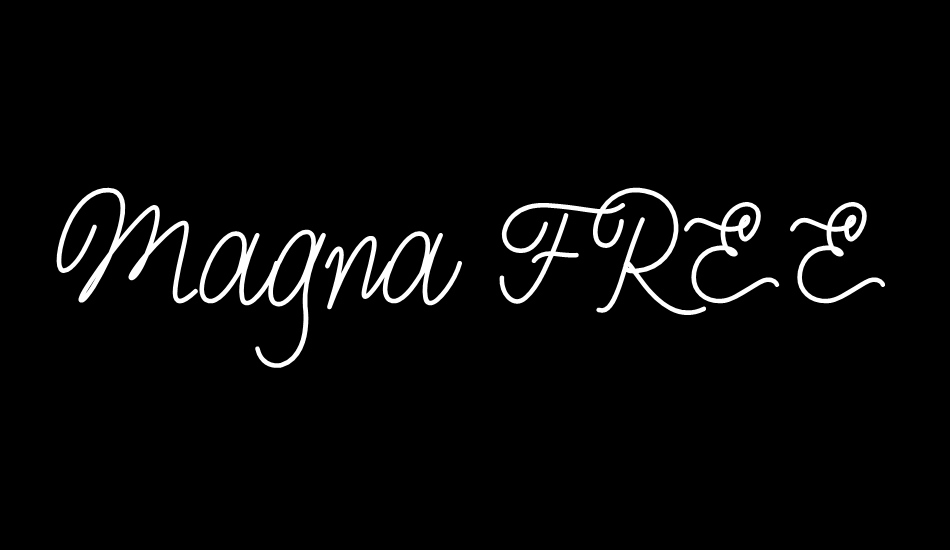 Magna FREE font big