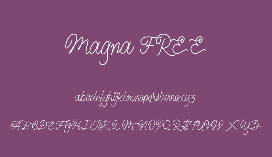 Magna FREE font