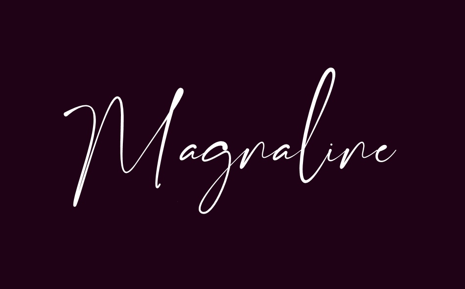 Magnaline font big