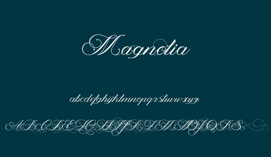 Magnolia font