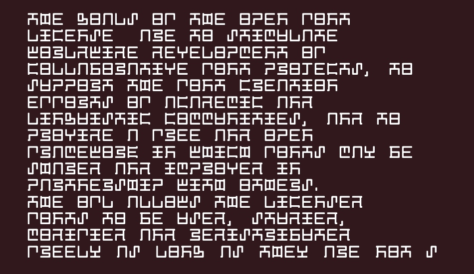 Magzetician font 1