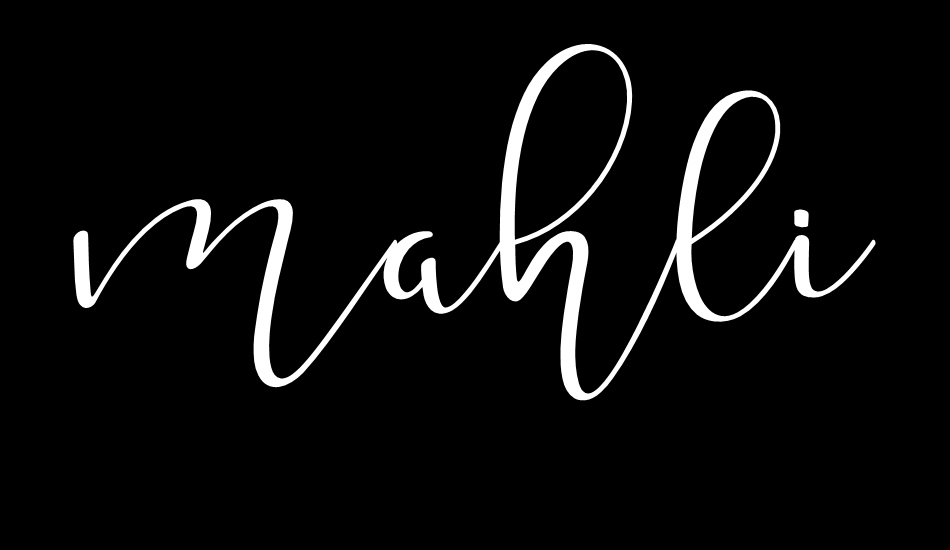 mahligai font big