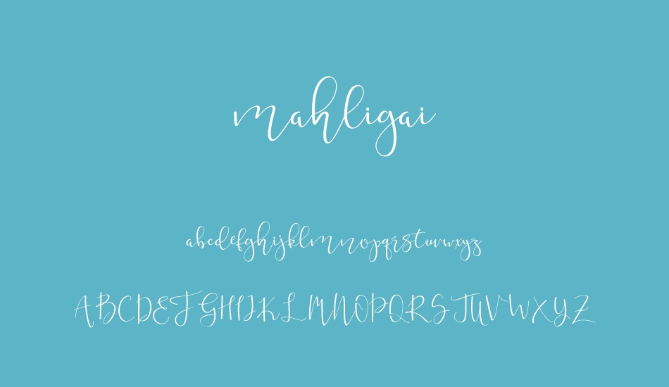 mahligai font