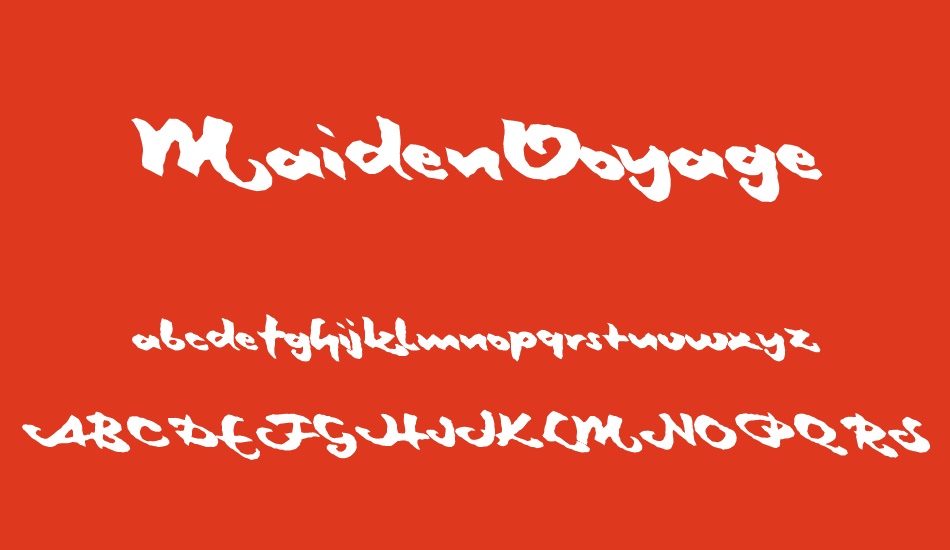 MaidenVoyage font