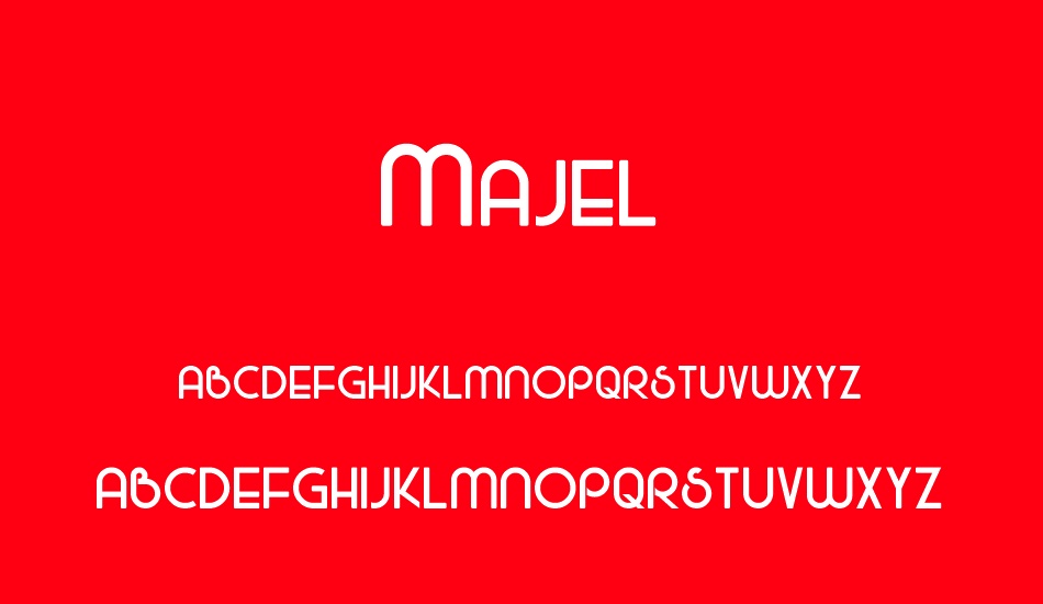 Majel font