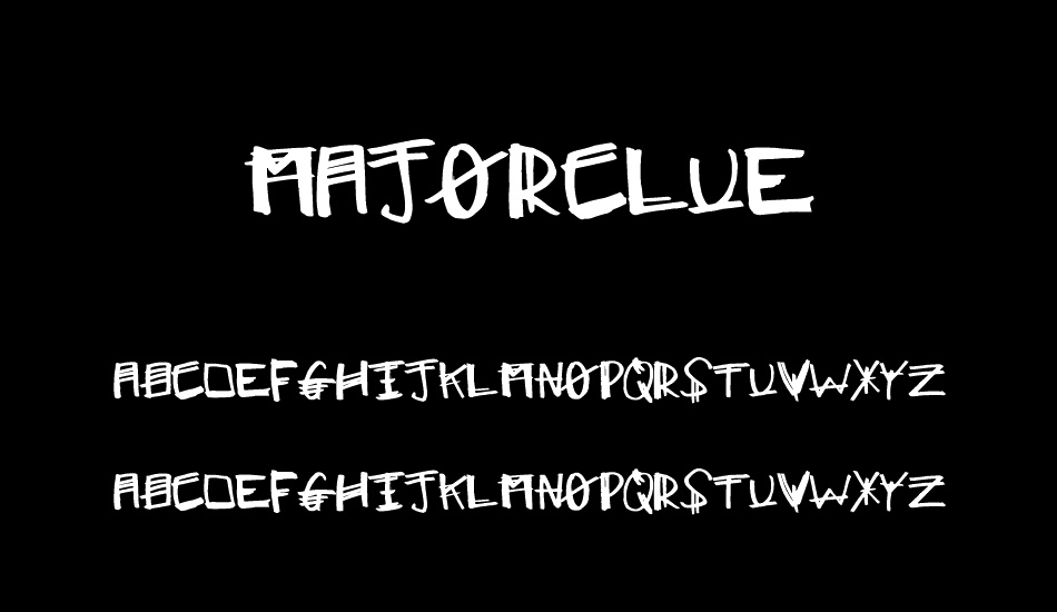 MajorClue font