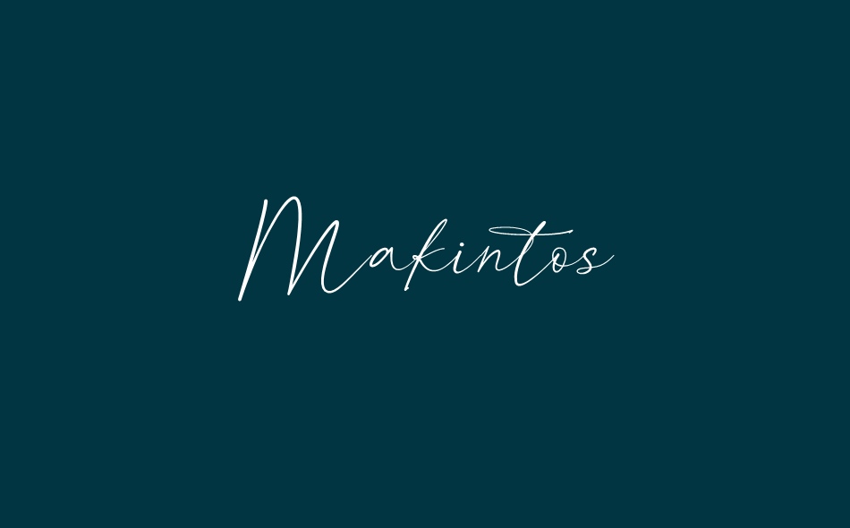 Makintos font big