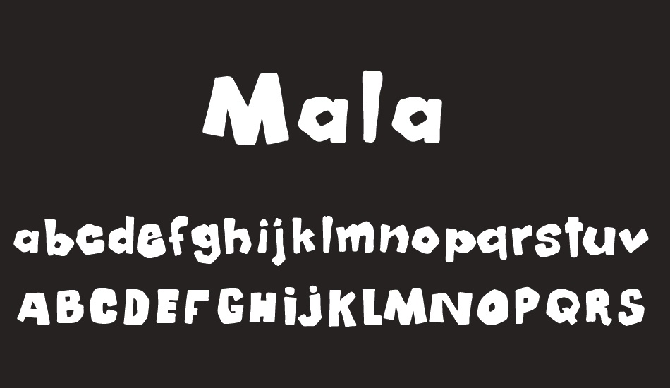 Mala font