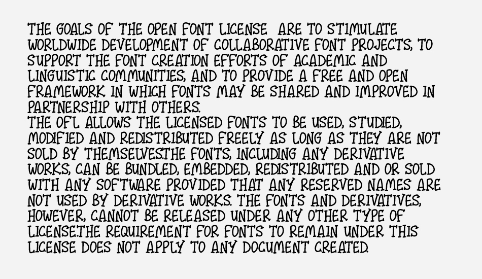 Malarky font 1