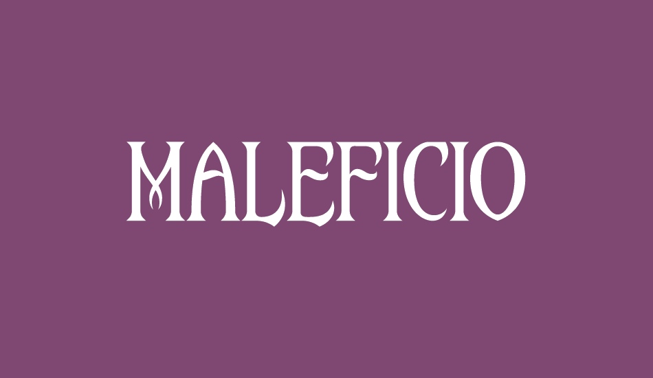 Maleficio font big