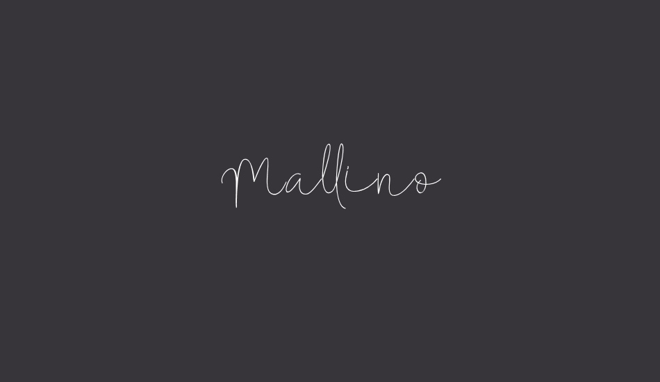 Mallino font big