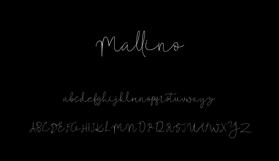 Mallino font