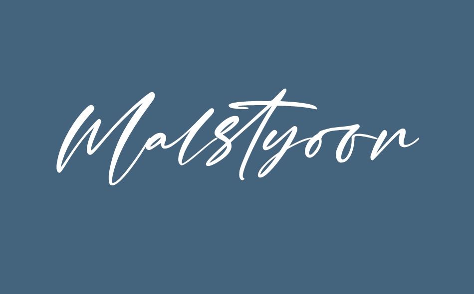 Malstyoor font big