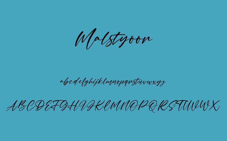 Malstyoor font