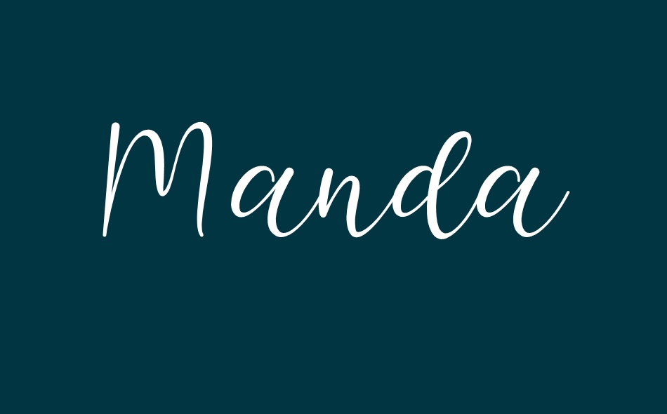 Manda font big