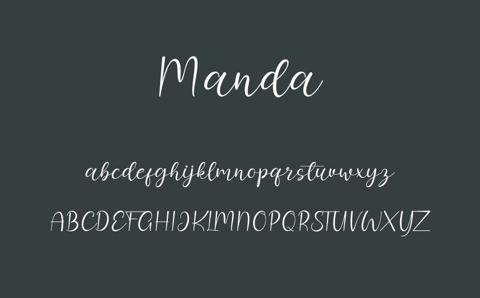 Manda font