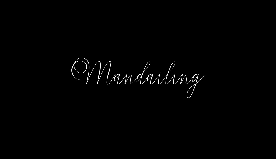 Mandailing font big