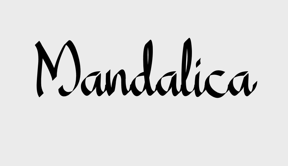 Mandalica font big