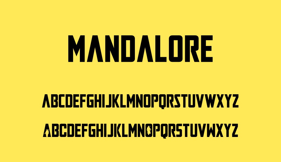 Mandalore font