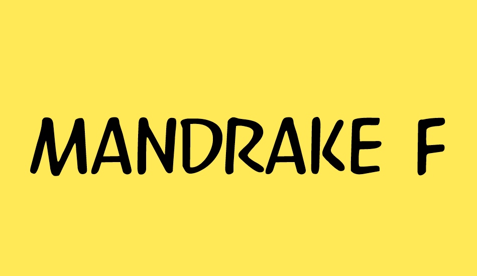 Mandrake FF font big