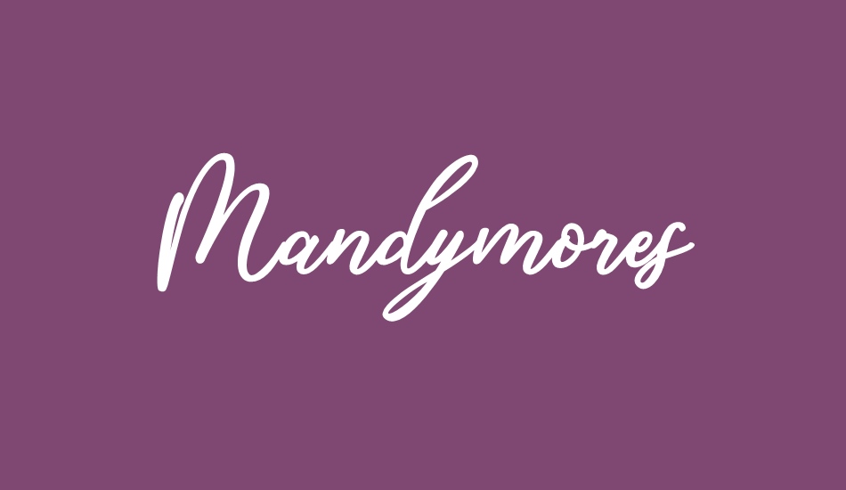 Mandymores font big