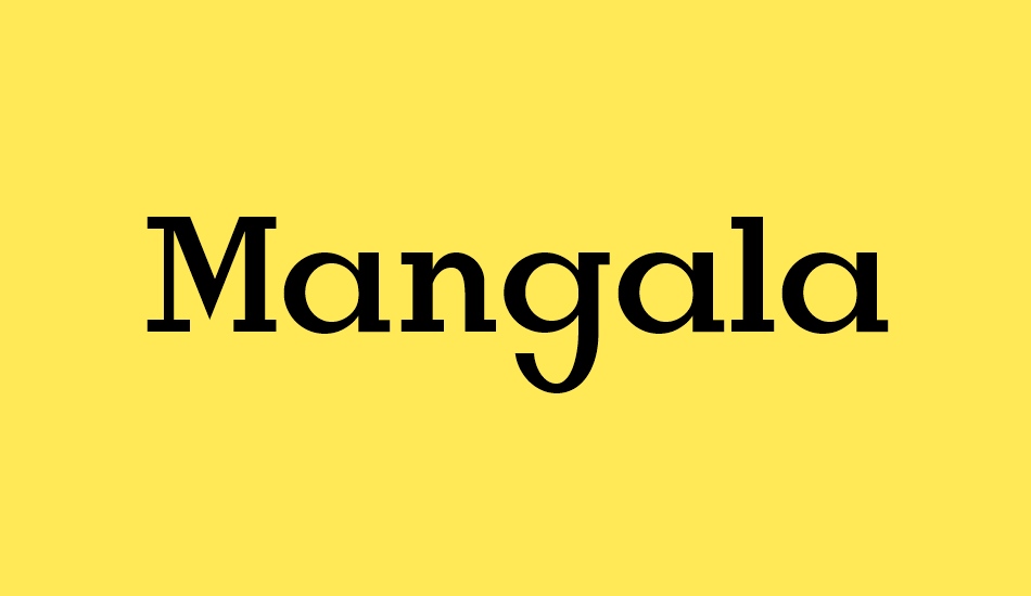 Mangala font big